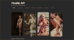 Desktop Screenshot of nude-art.nl