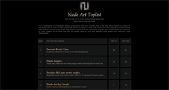Desktop Screenshot of nude-art.com