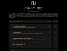 Tablet Screenshot of nude-art.com